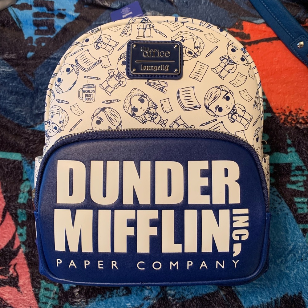 LoungeFly - The Office Dunder Mifflin Mini Backpack